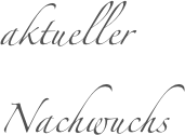 aktueller
Nachwuchs