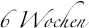 
6 Wochen